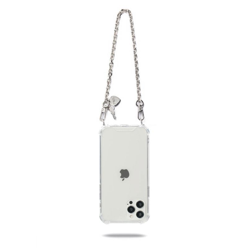 PHONO PHONO(フォノフォノ)の「486 SILVER CHAIN PHONE CASE (SHORT)(Smartphone Accessories)」