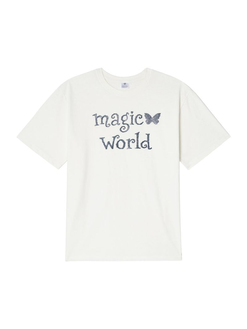 Isummerly（アイサマリー）の「Magic world T-shirt - Ivory（Tops）」