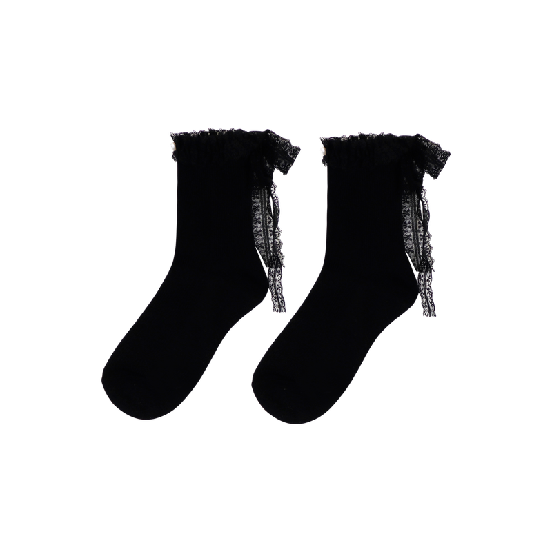 [2EA 1SET] BOUQUET LACE SOCKS