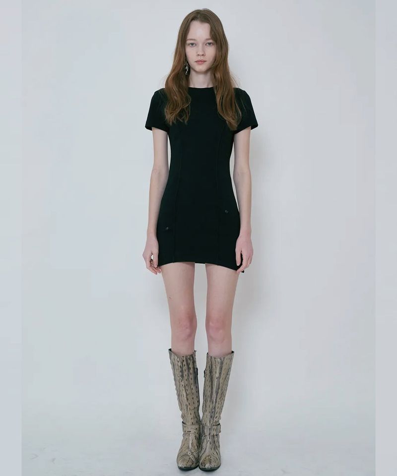 DROOP LINE TEE DRESS