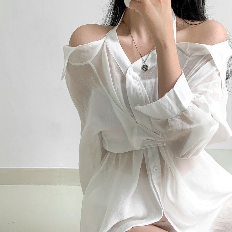 Pure Halter Off Shoulder Blouse + Shorts