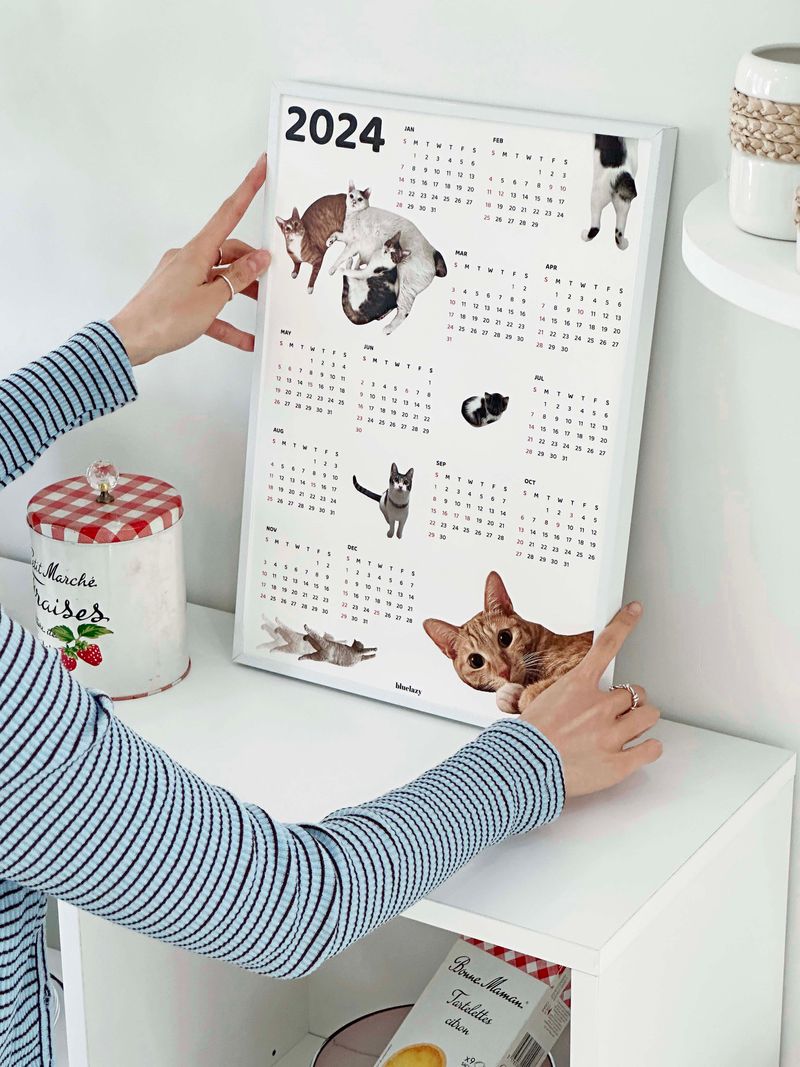 2024 CAT POSTER CALENDAR [A3]