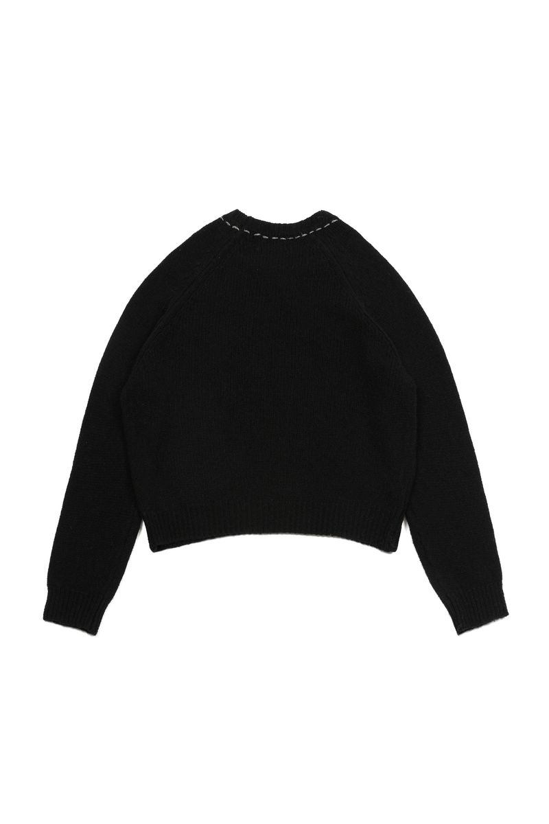 Pals Round Wool Knit [Black]