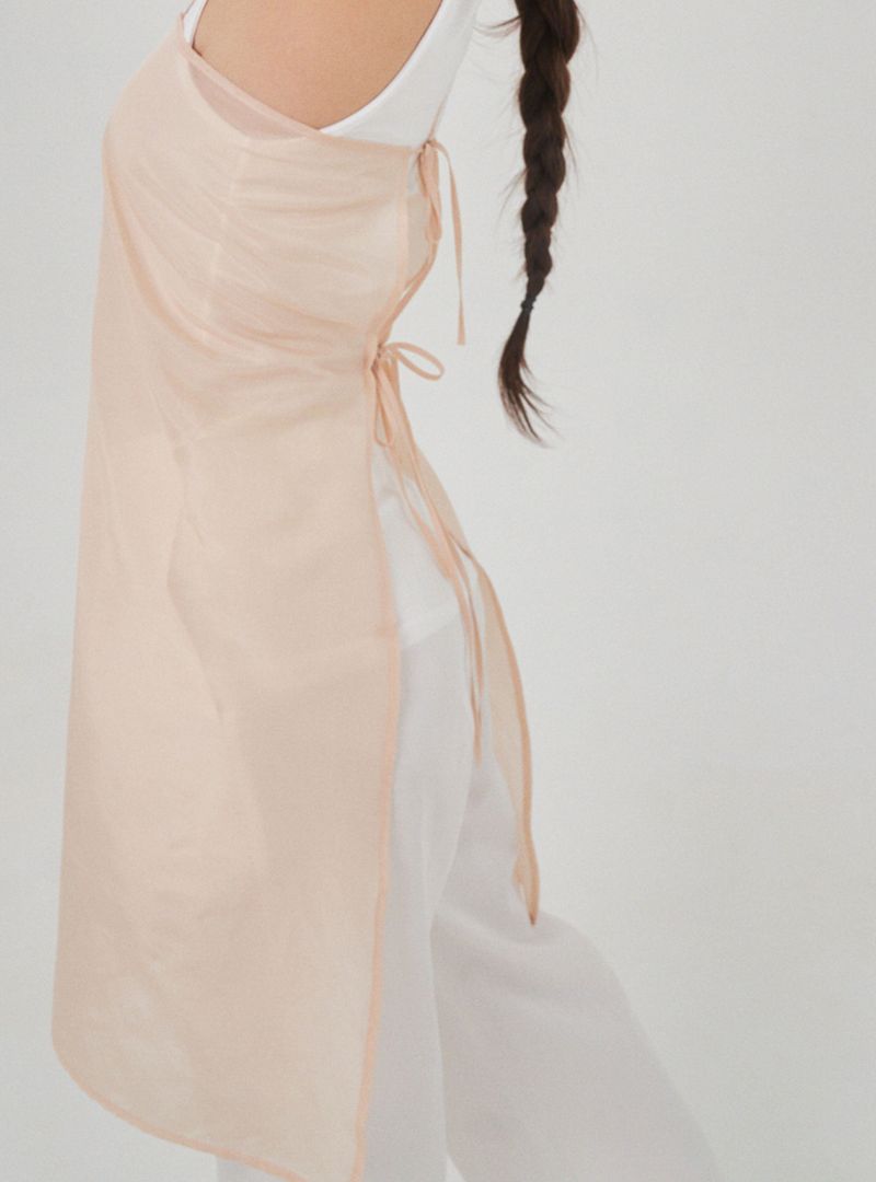 Multi layered dress (peach)