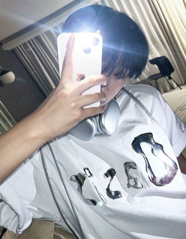 COSYHARU（コシハル）の「"Metallic Oasis Tee "（Tops）」