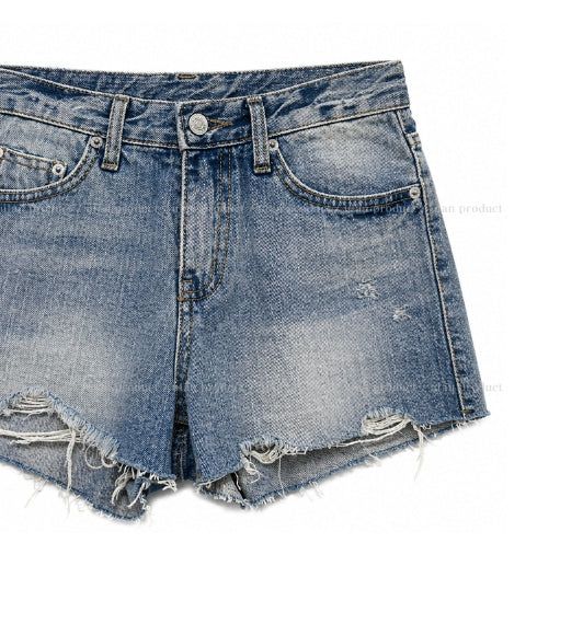 Perry Back Pocket Short Denim Shorts
