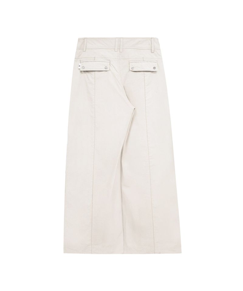 3-WAY MESH POCKET CARGO PT IVORY