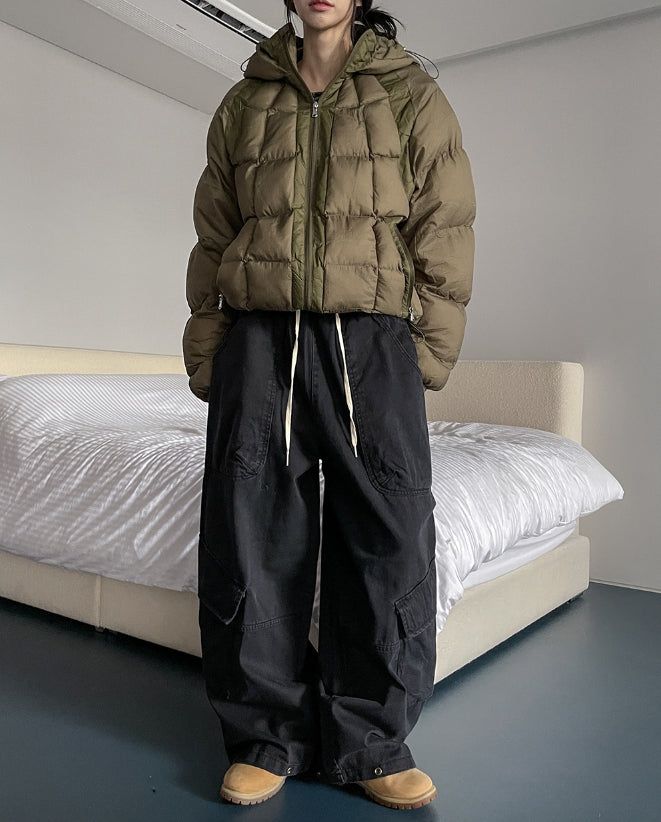 Noah Drop Square Hooded Padding