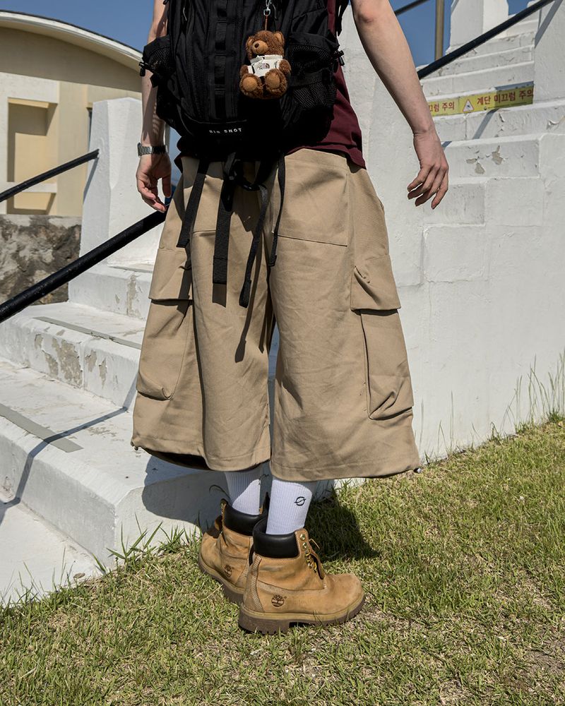 Jorbic 3D Cargo Bermuda Pants