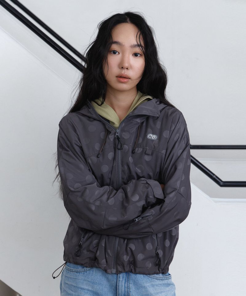 PARAKEET（パラキート）の「Dot Arc Zip-Up Wind Jacket（Jackets/Outerwear）」