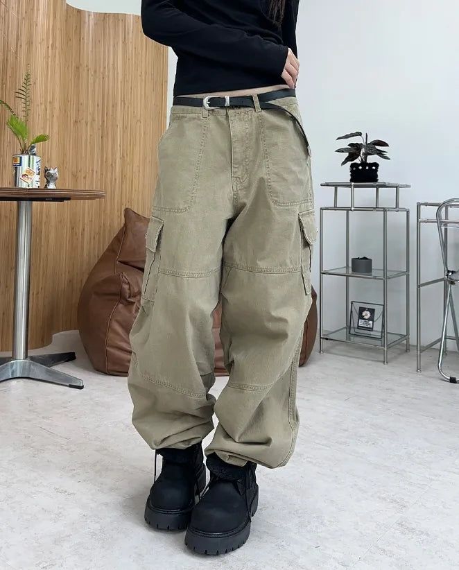 SATIIIZ（サティーズ）の「Moden Vintage Washed Cargo Pants（Pants）」