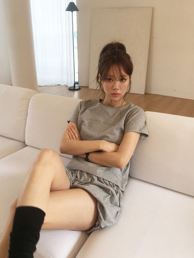Pie semi crop T