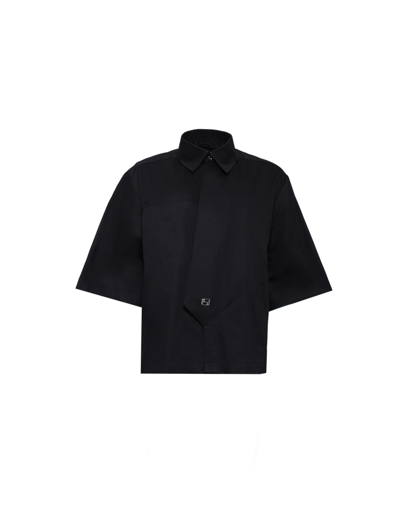 POSH BOXY SHIRT - BLACK 
