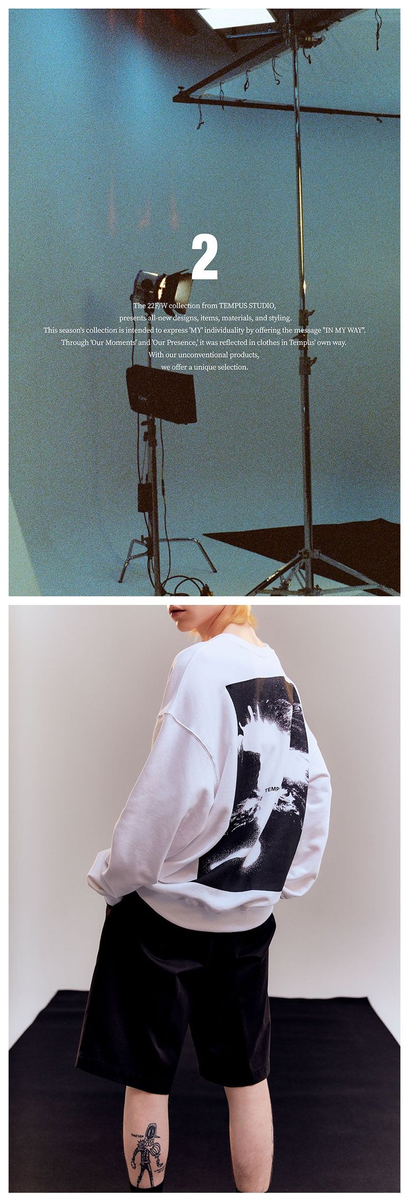 JETLAG SWEATSHIRTS [WHITE]