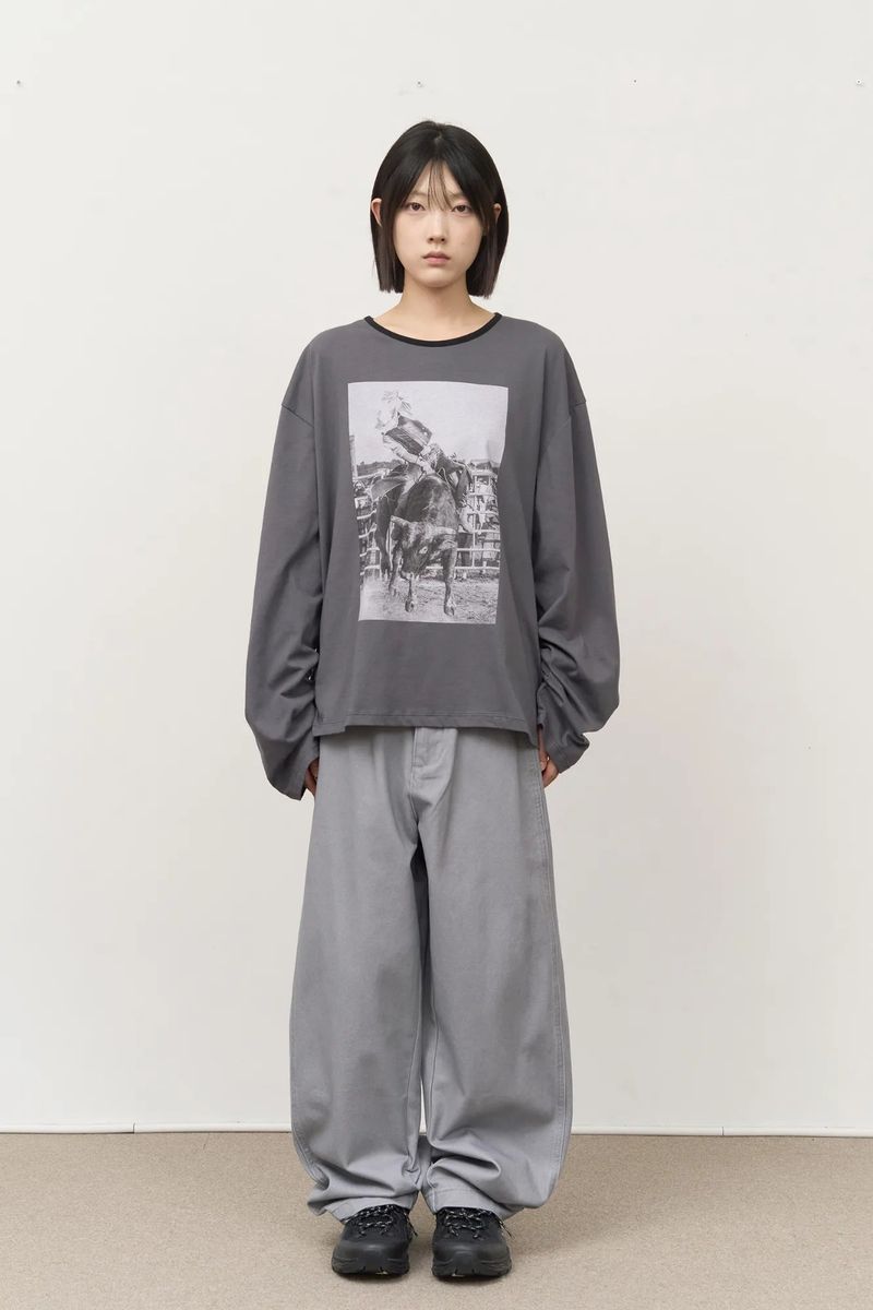 (W) Cow Printed Top