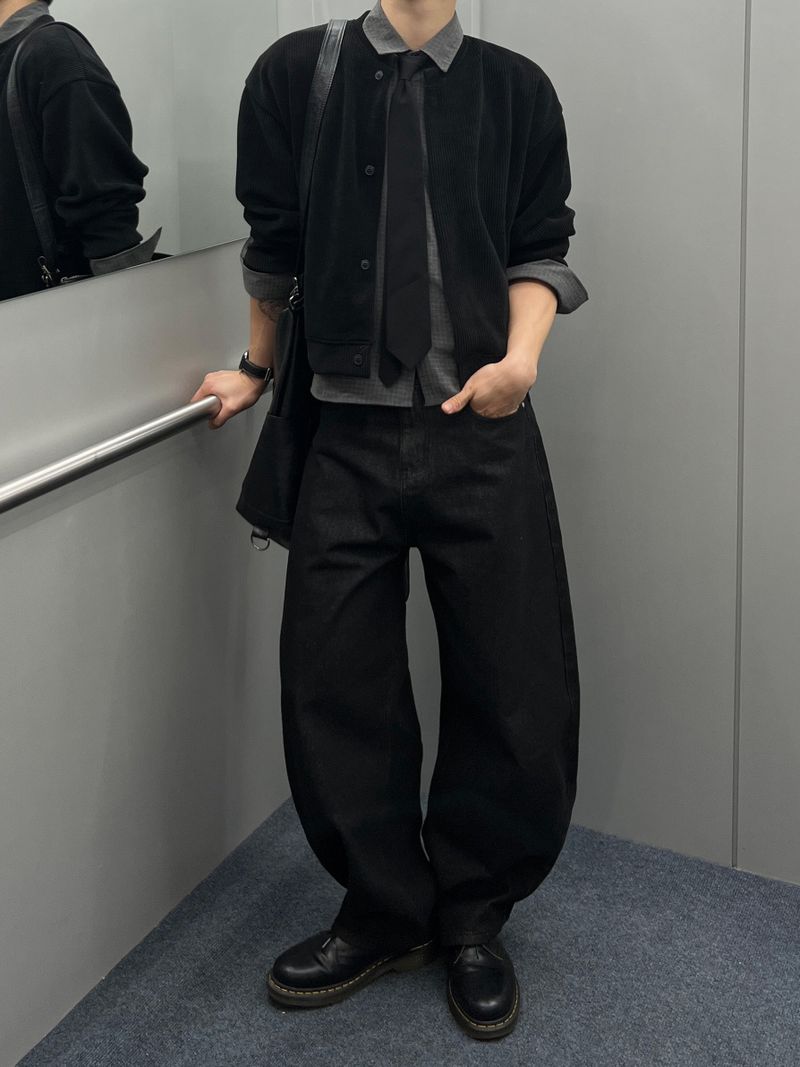Relic Non-Fade Curved Denim Pants (S, M, L / 2 Colors)