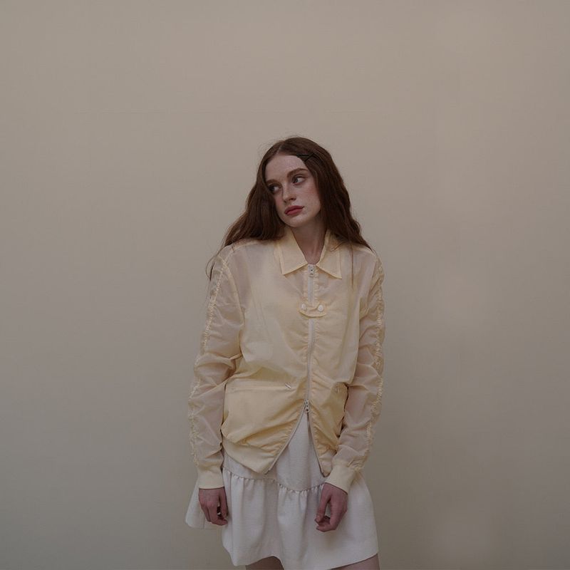 Lime Nylon Shrring Jacket