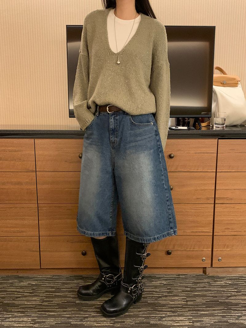 [MADE] Rieze Deep V Knit