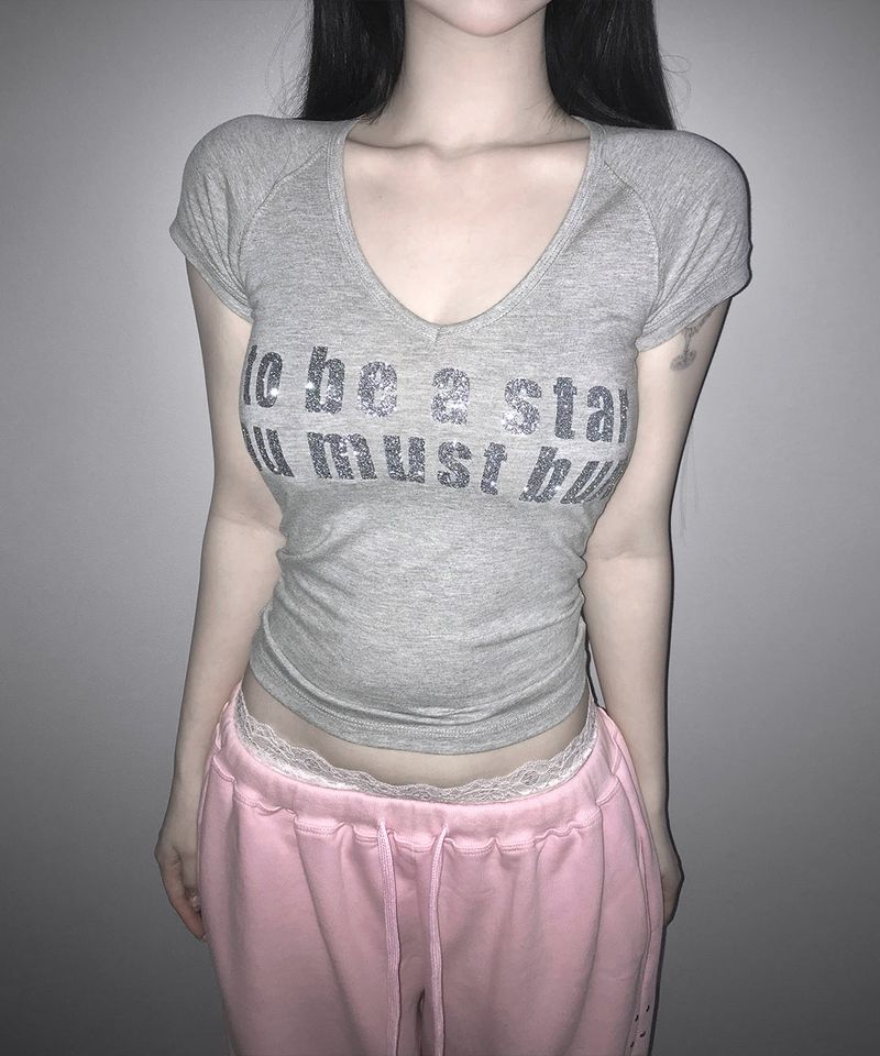 グリッタースターTシャツ(5colors)