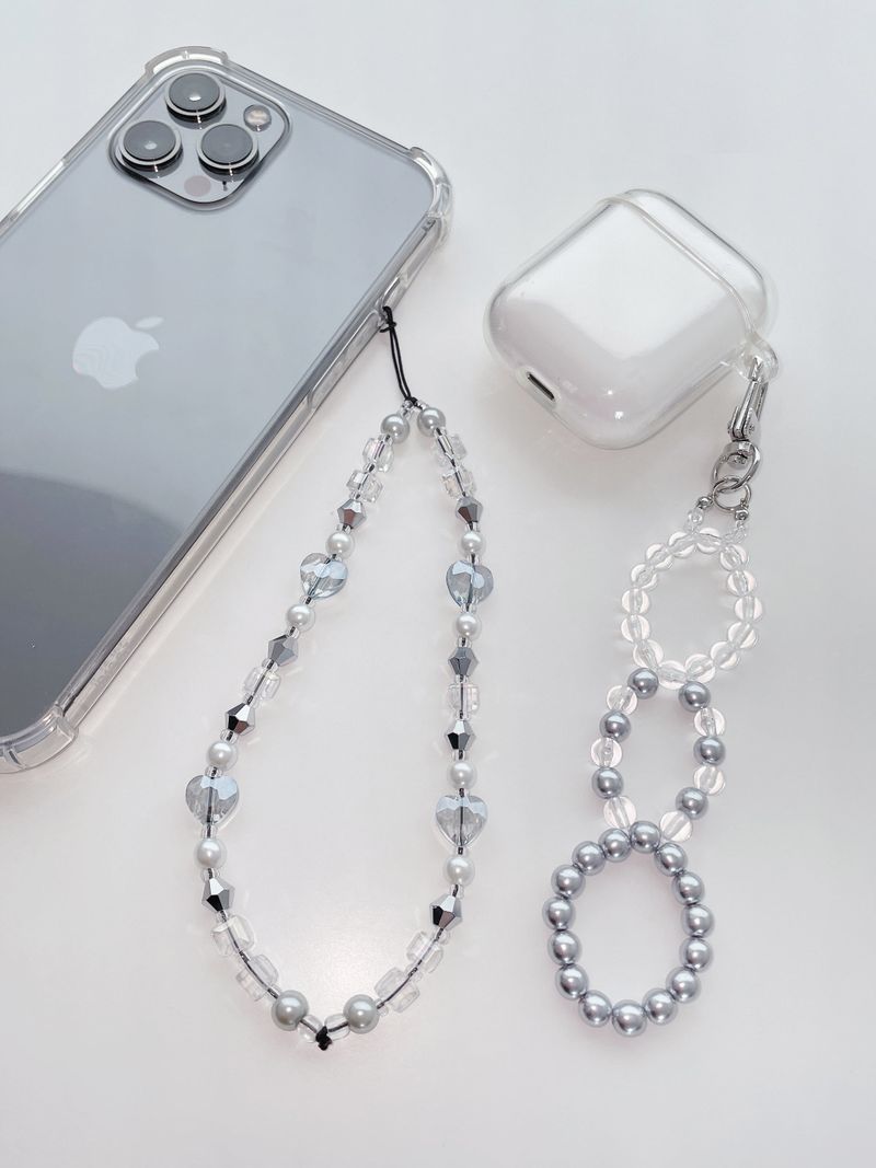 Triple Circles Gray Key-ring