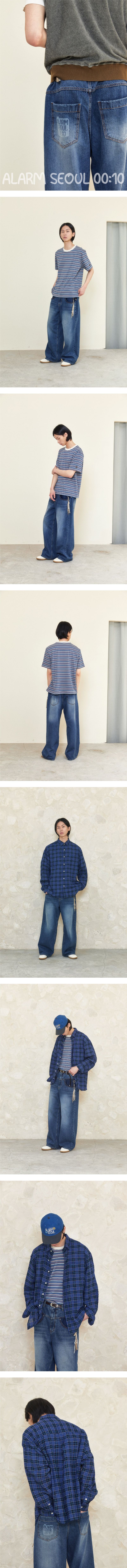 ALARM KEY RING DENIM PANTS_MAN