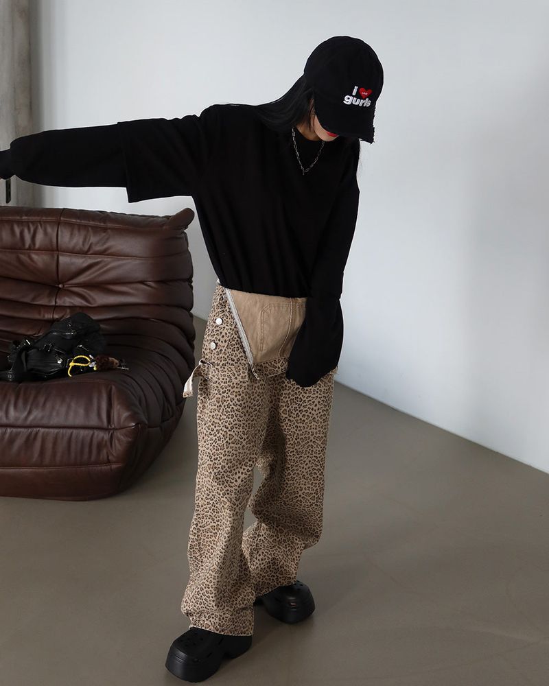 leopard leopard overalls overalls
