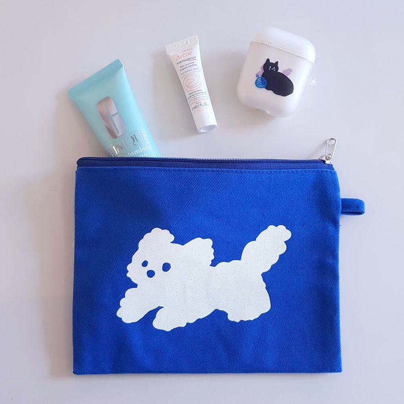 Pouch moonggae Puppy White Dog