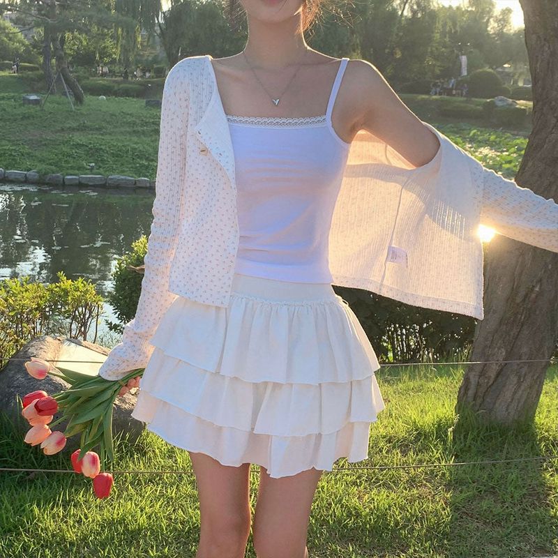 [MADE] Rose Punching Long Sleeve Cardigan