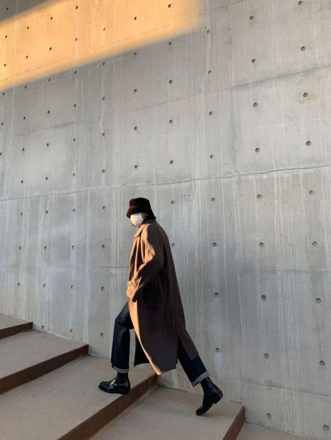 ASCLO Hidden Pocket Wool Coat (3color)
