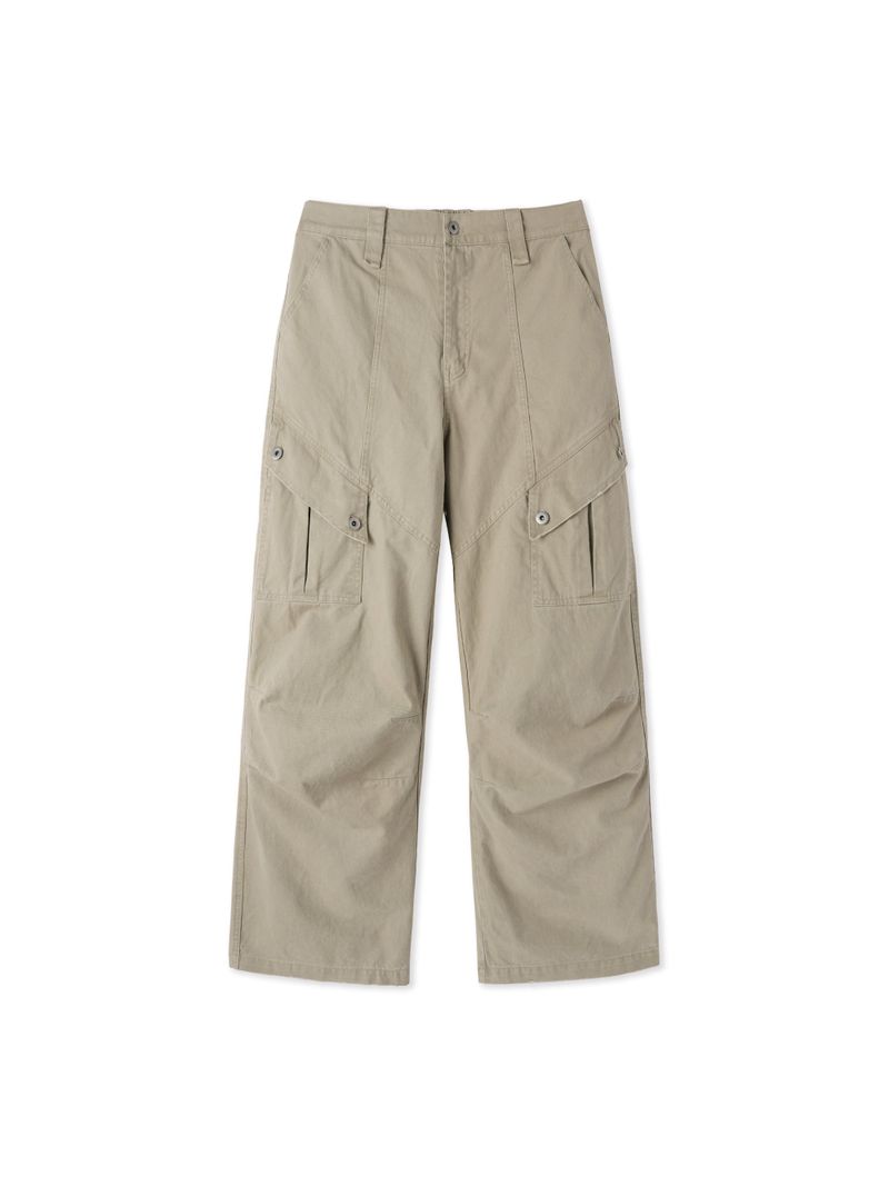 Deep garment pin dying cargo pants