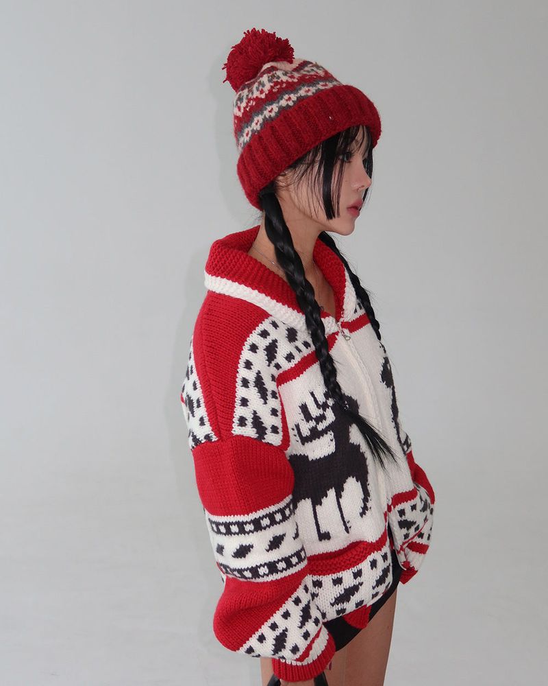 Delight-J（ディライトジェイ）の「Drop knit roll-up beanie（Hats）」