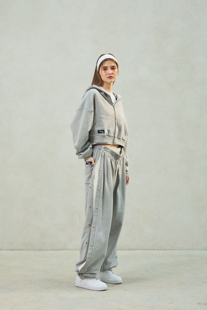 PITA SNAP OFF SWEAT PANTS / MELANGE