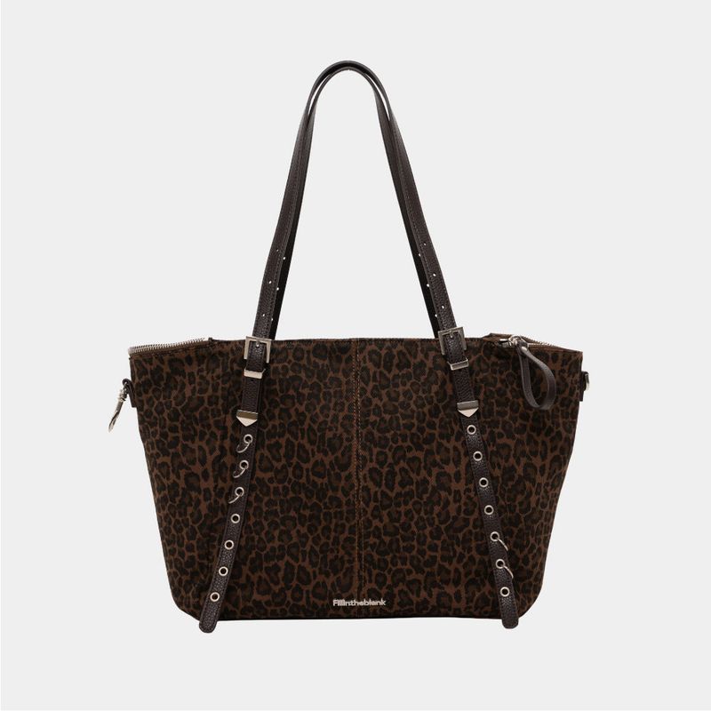 Trucker Bag (Leopard)(brown)