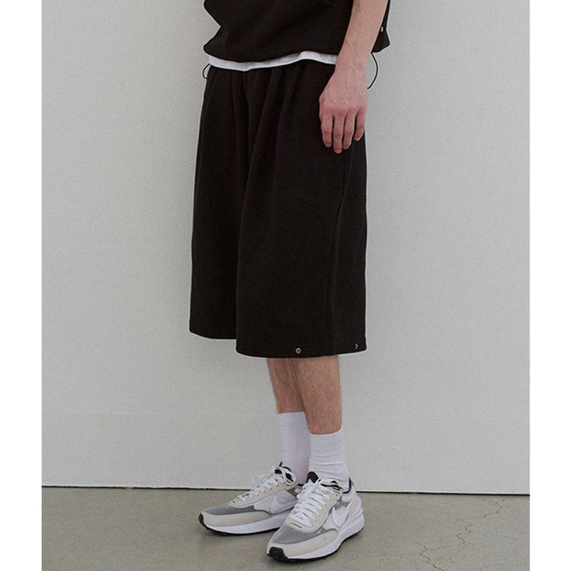 HUKE（フック）の「スケートバミューダパンツ(BLACK)（パンツ）」