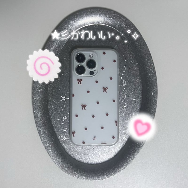 IDA（イダ）の「[Made] レッドリボンドットジェリーケース（スマホグッズ/小物）」