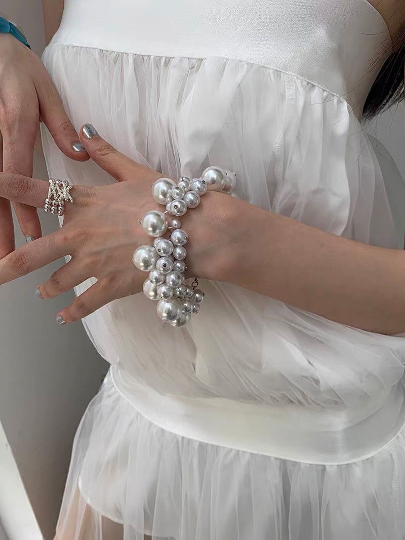 Pearl crochet bracelet