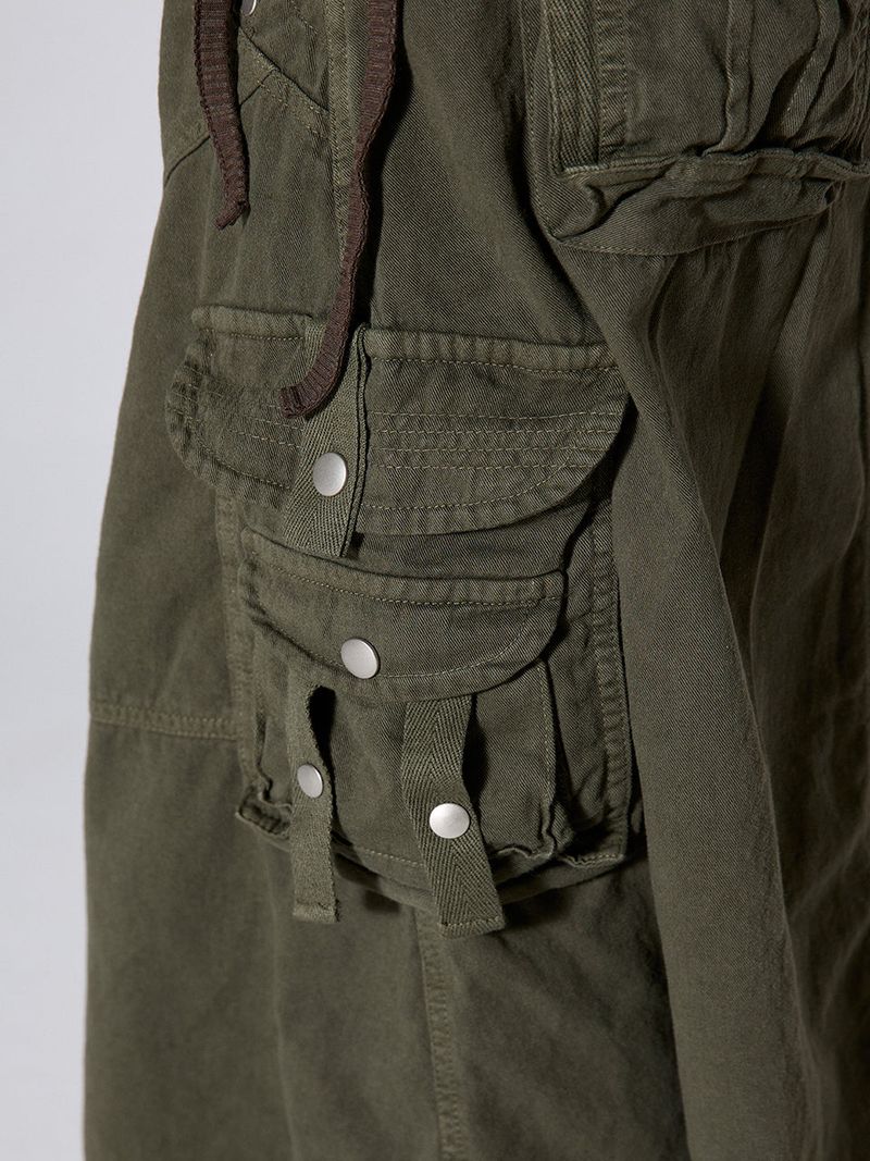 WASHED CARGO SKIRT / KHAKI
