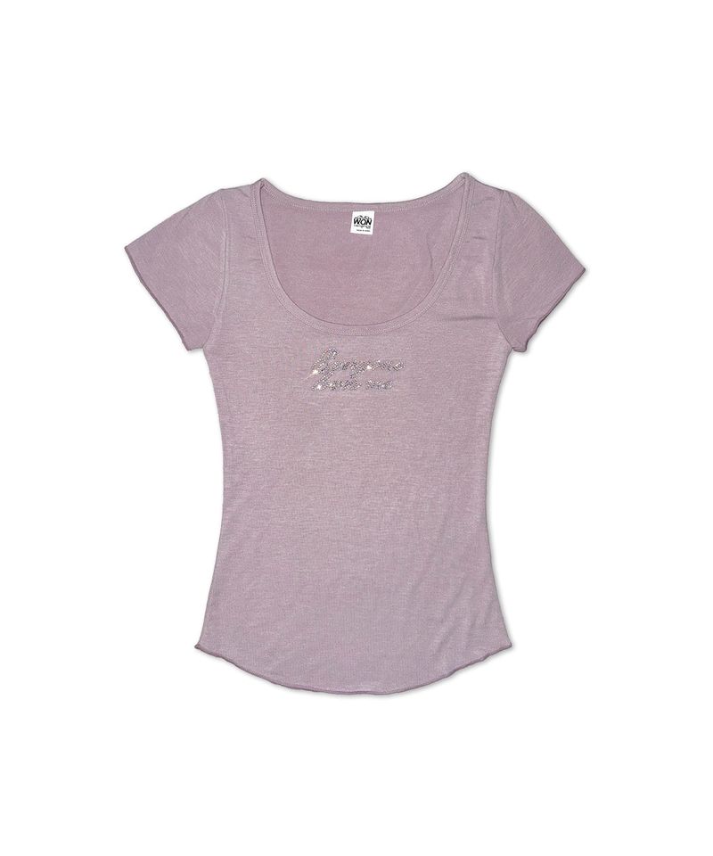 exy corset glitter tee (4colors)