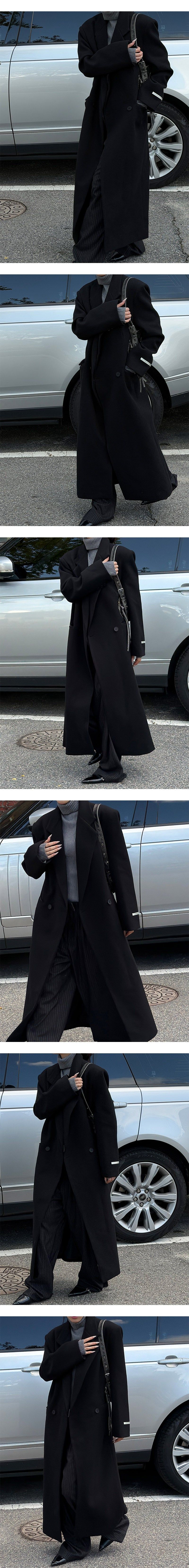 [Unisex] Max double long coat(2color) 