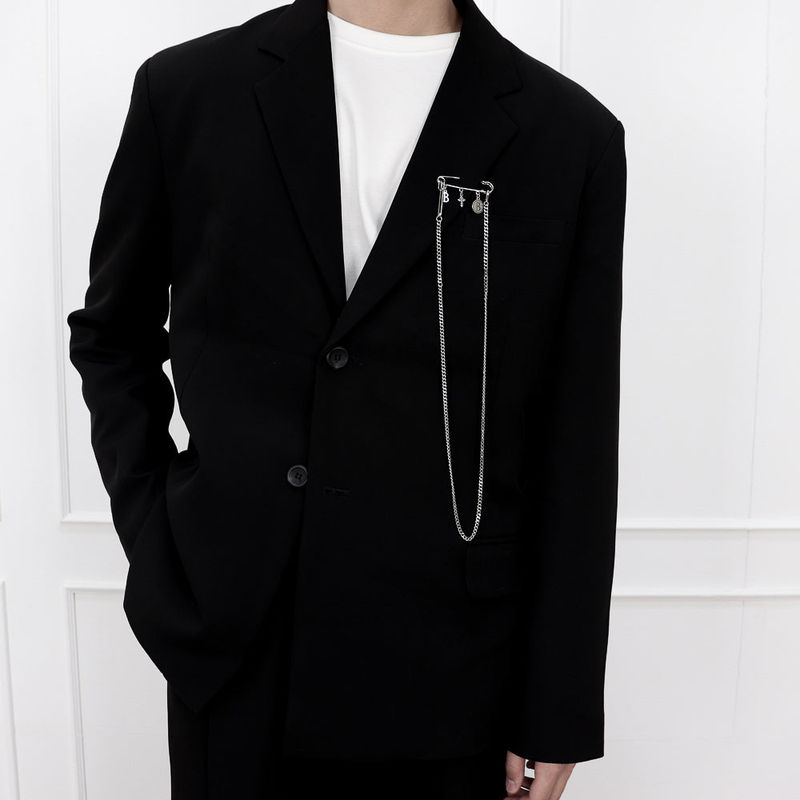 a men's chain brooch_CLEF Brooch