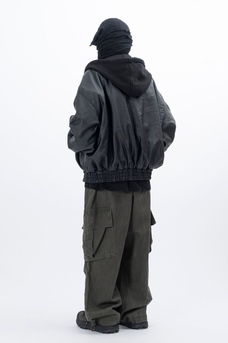 Kiria Leather Flight Jacket