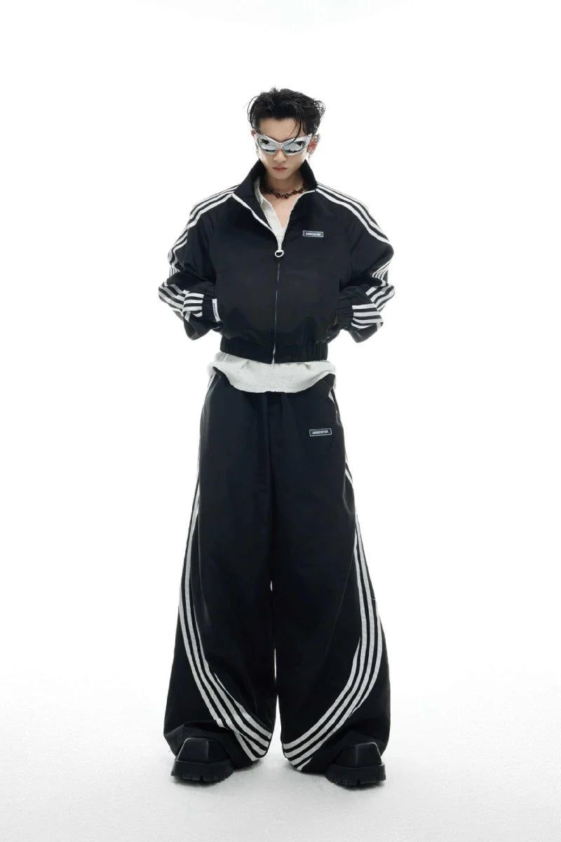 Striped Retro Track Jacket