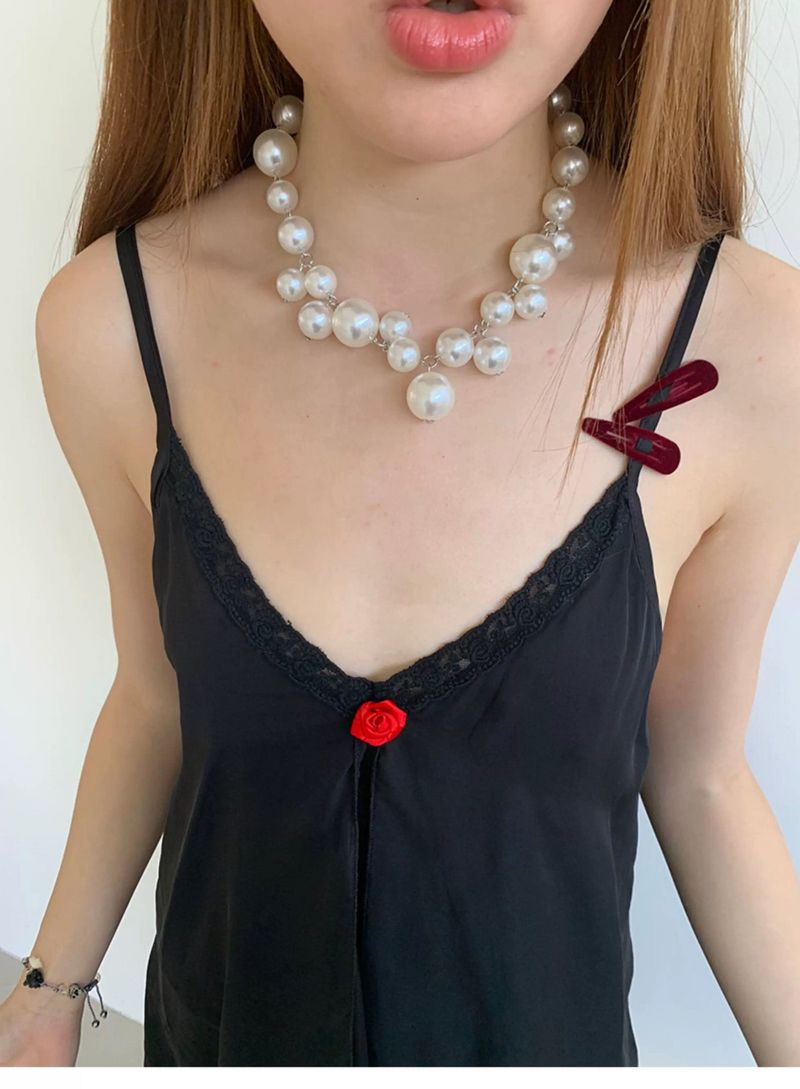 House of haus（ハウス オブ ハウス）の「Big pearl crochet necklace（Accessories）」