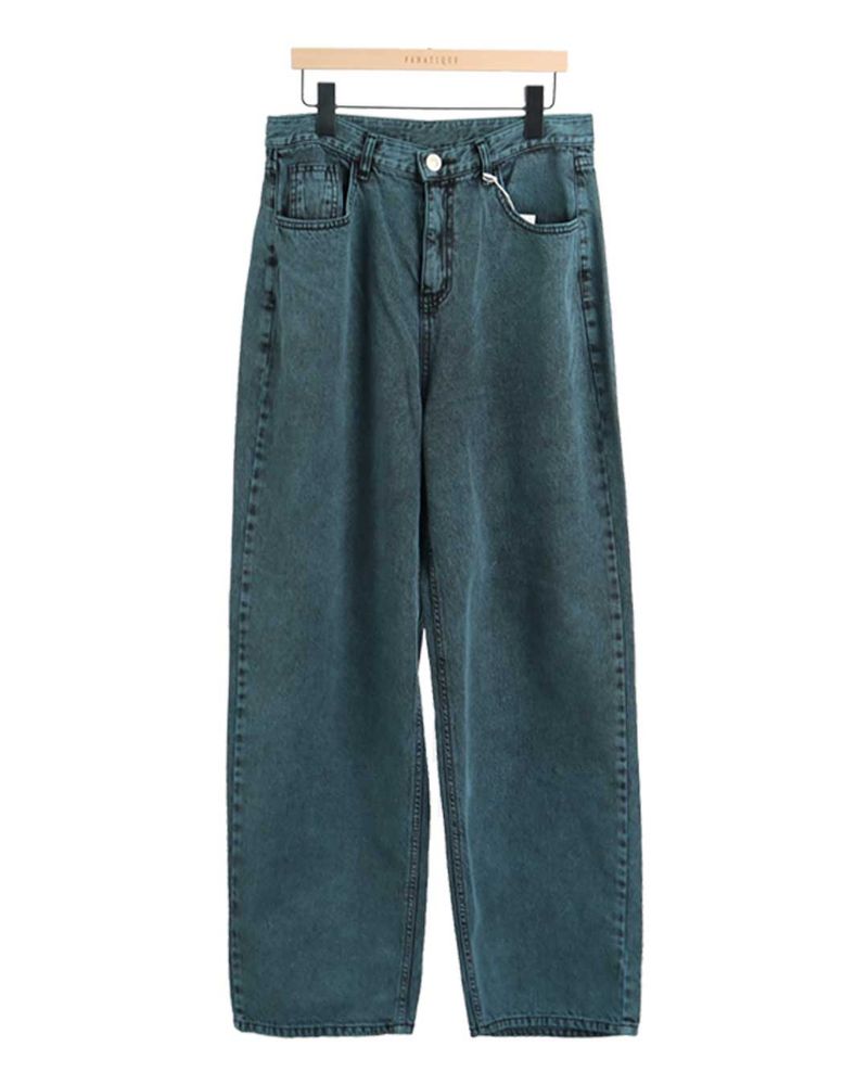 wide snow denim pants 2(color)