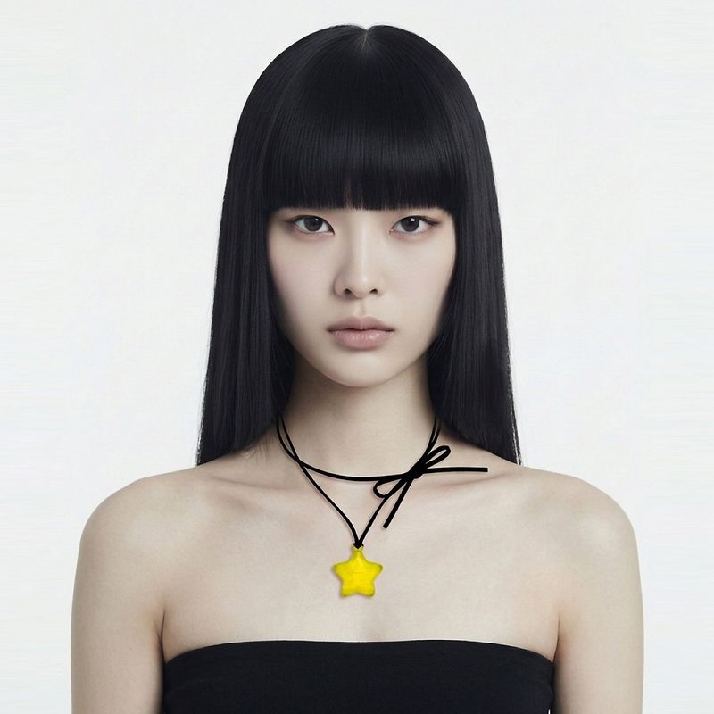 OTHER-worldly（アザーワールドリー）の「 スターアクリックネックレス [レモン]（アクセサリー）」