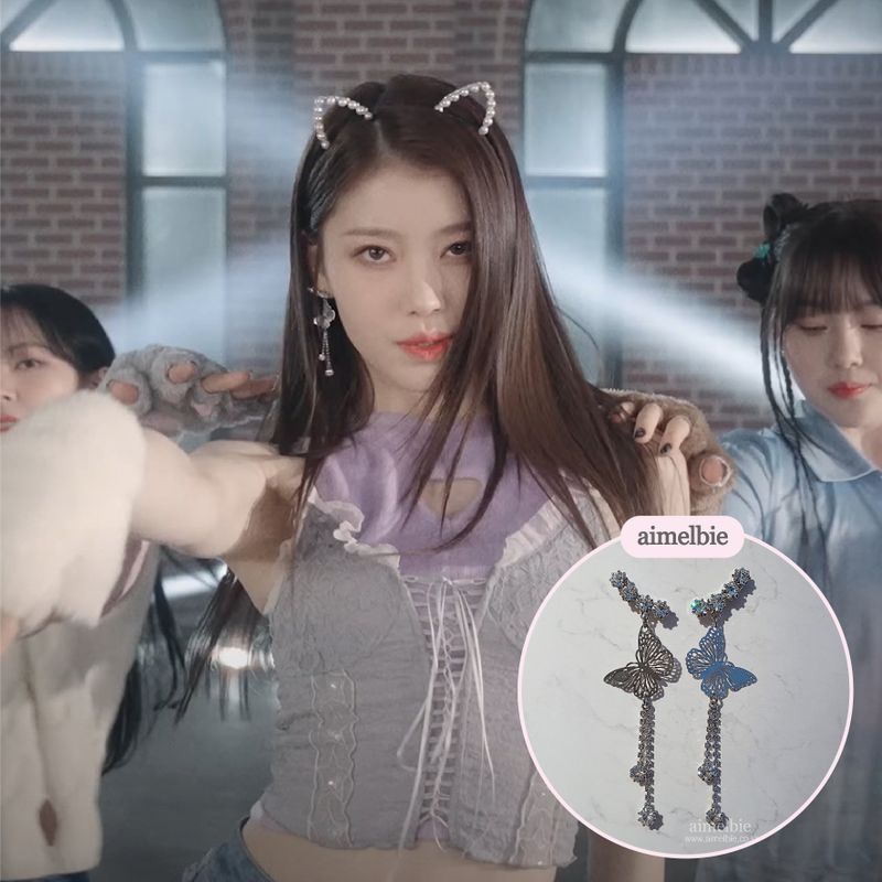  [IVE Rei, Choi Yena Earring] Butterfly Elf Queen Earring