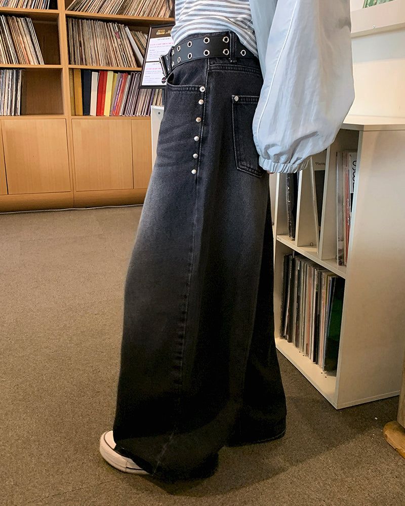 [ORIGINAL] PRESS BALLOON WIDE DENIM PANTS