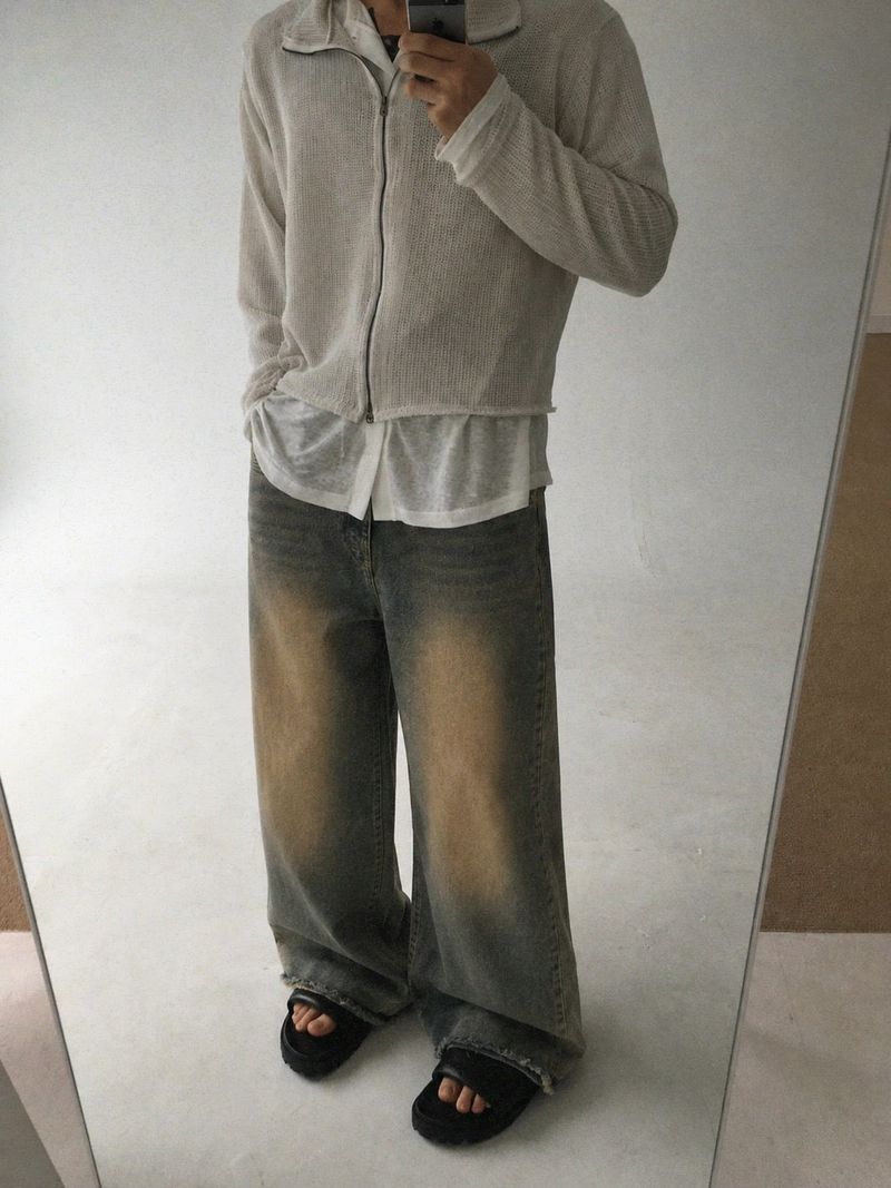 West Damage Wide Pants