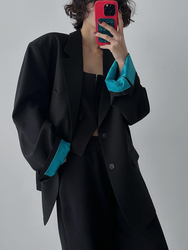 ASCLO Loose Two Button Blazer (2color)