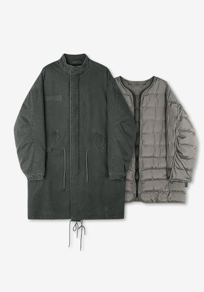 WT Aging Pigment Cation Long Padding Parka